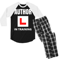 Author In Training Humor Men's 3/4 Sleeve Pajama Set | Artistshot