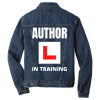 Author In Training Humor Men Denim Jacket | Artistshot