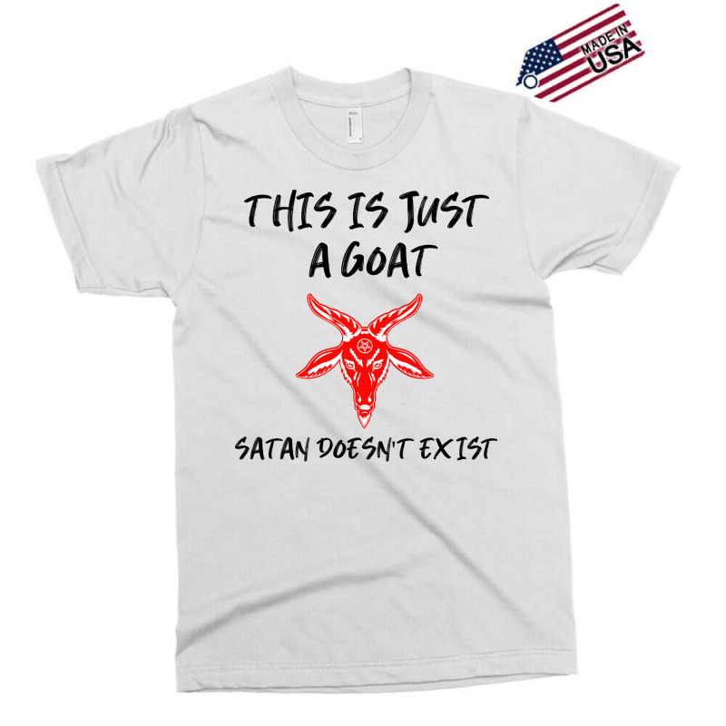 Just A Goat Satan Doesnt Exist Music Exclusive T-shirt | Artistshot