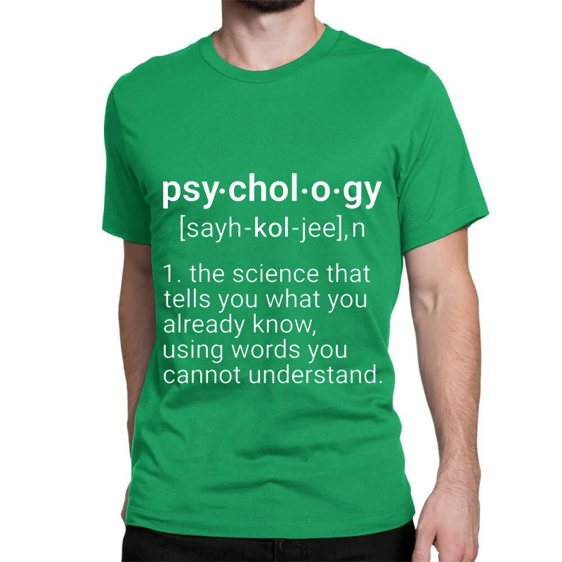 Psychology Classic T-shirt by porkudus | Artistshot