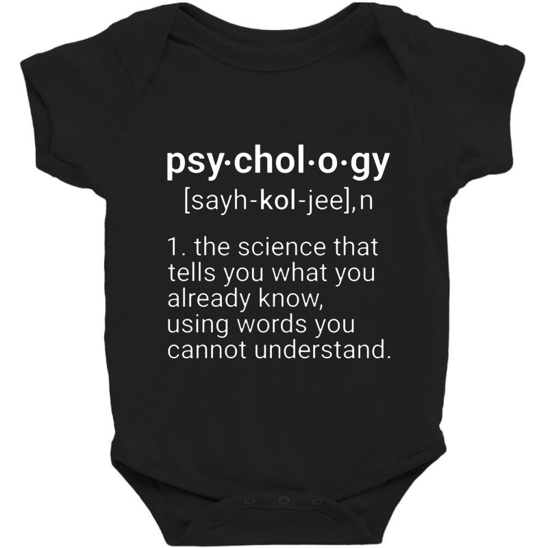 Psychology Baby Bodysuit by porkudus | Artistshot