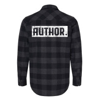 Author Writers Journalist Writing Flannel Shirt | Artistshot