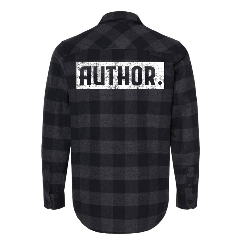 Author Writers Journalist Writing Flannel Shirt by peishiseifule | Artistshot