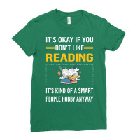 Funny Smart People Reading Book Books Summer Ladies Fitted T-shirt | Artistshot