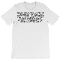 Don Delillo Love Quote T-shirt | Artistshot