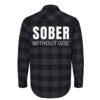 Sober Without God Hipster Flannel Shirt | Artistshot