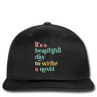 Its A Beautiful Day To Write A Novel Author Music Printed Hat | Artistshot