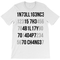 Intelligence Is The Ability To Adapt To Change Aes T-shirt | Artistshot