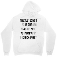 Intelligence Is The Ability To Adapt To Change Aes Unisex Hoodie | Artistshot