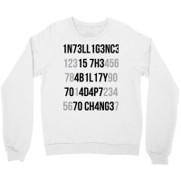 Intelligence Is The Ability To Adapt To Change Aes Crewneck Sweatshirt | Artistshot