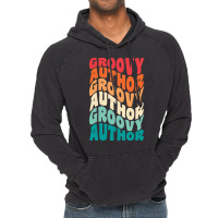 Groovy Author Vintage Retro 60s 70s 80s Vibes Gift Vintage Hoodie | Artistshot