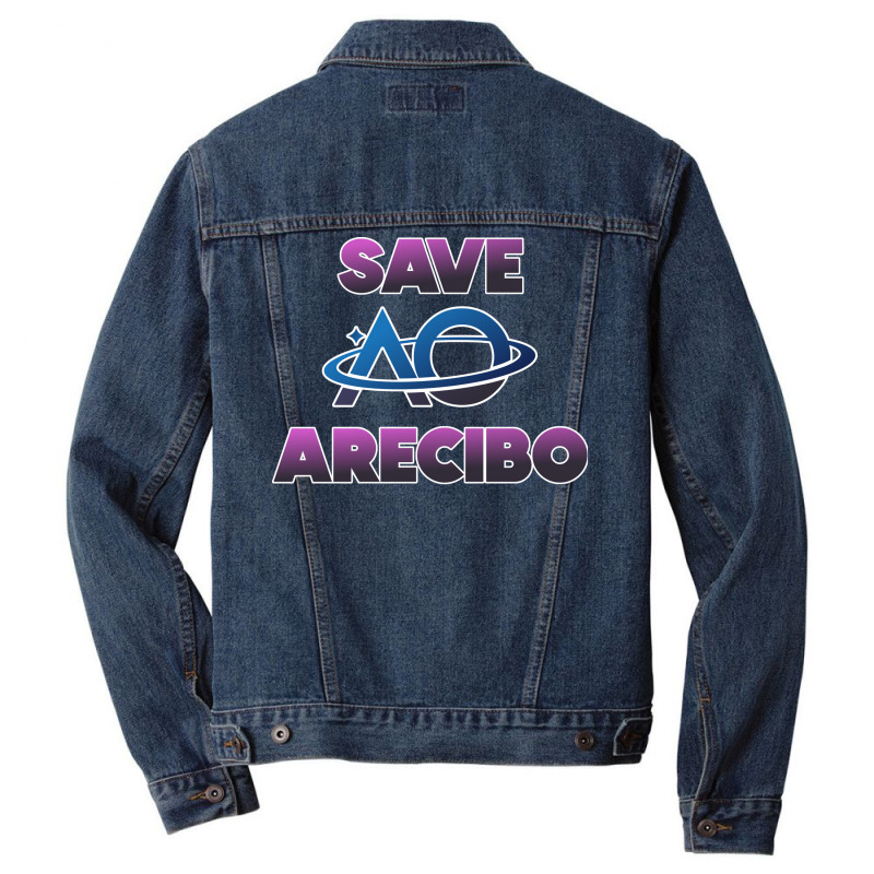 Save Arecibo Aesthetic Men Denim Jacket | Artistshot