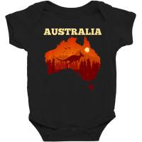 Australia Day Australian Map Flag Patriotic Baby Bodysuit | Artistshot