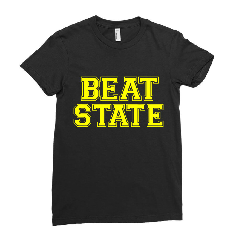 Beat State Ladies Fitted T-Shirt by skw art | Artistshot