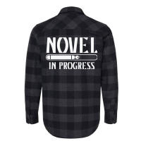 Novel In Progress Writers Gift Flannel Shirt | Artistshot