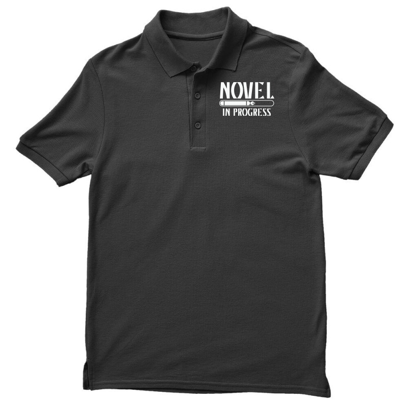 Novel In Progress Writers Gift Men's Polo Shirt by peishiseifule | Artistshot