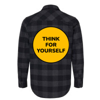 Think For Yourself Aesthetic Flannel Shirt | Artistshot