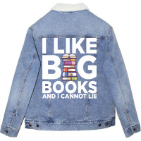 Reading  Perfect For All Book Lovers Cool Unisex Sherpa-lined Denim Jacket | Artistshot