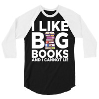 Reading  Perfect For All Book Lovers Cool 3/4 Sleeve Shirt | Artistshot