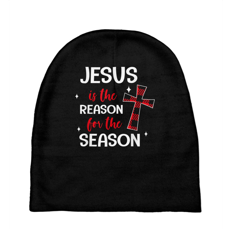 Jesus Is The Reason For The Season Religious Chris Baby Beanies by africaka | Artistshot