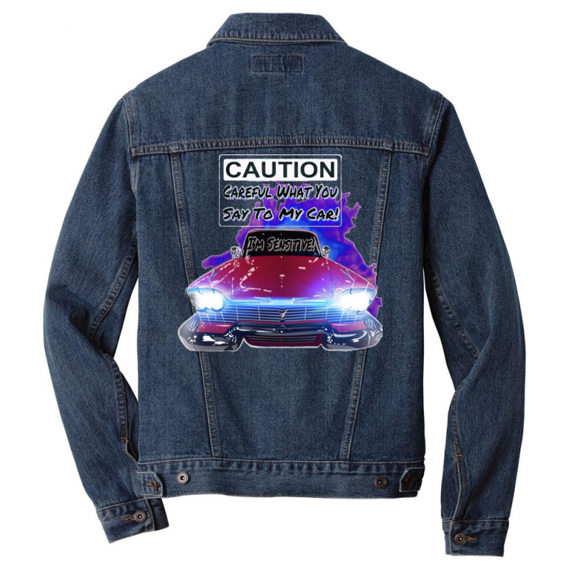 My Car Is Sensitive! Men Denim Jacket by pullyrebatoa | Artistshot