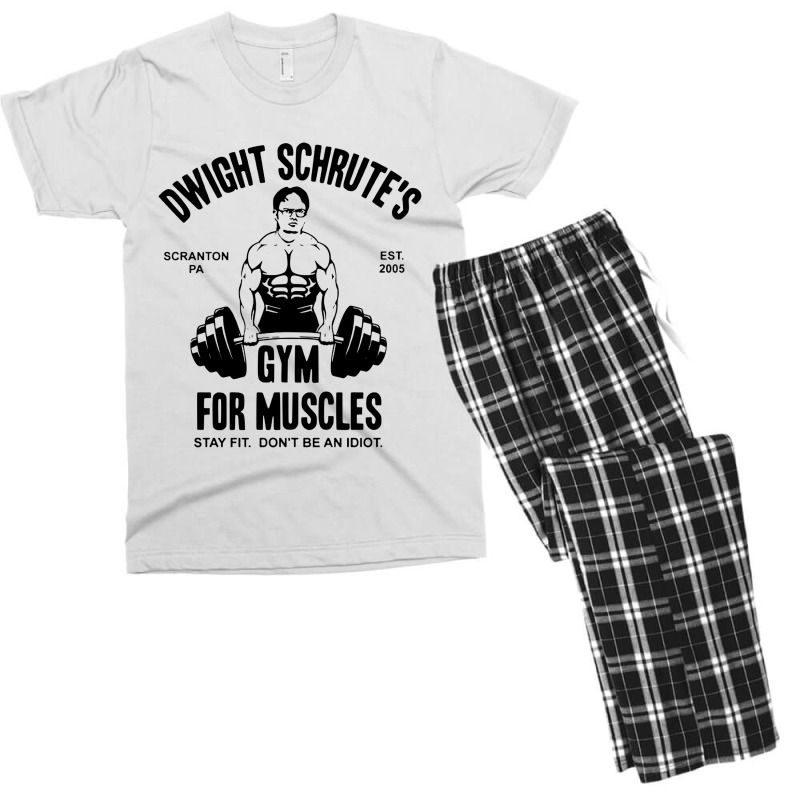 ,schrute's Gym Men's T-shirt Pajama Set | Artistshot