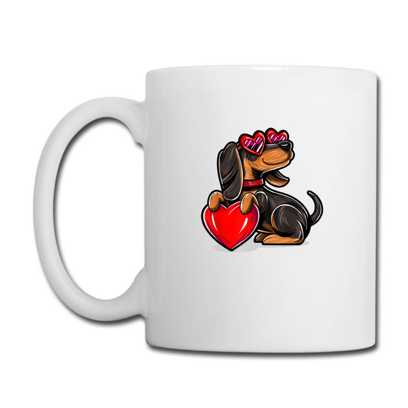 dachshund valentine dog valentine's Coffee Mug