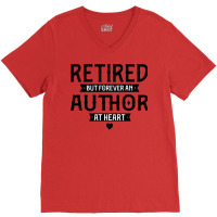 Retired Author 2022 Retirement Gifts For Men Women V-neck Tee | Artistshot