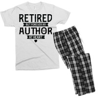 Retired Author 2022 Retirement Gifts For Men Women Men's T-shirt Pajama Set | Artistshot