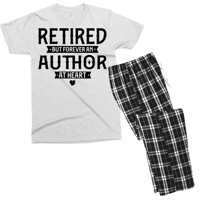 Retired Author 2022 Retirement Gifts For Men Women Men's T-shirt Pajama Set by miosrokunr | Artistshot