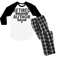 Retired Author 2022 Retirement Gifts For Men Women Men's 3/4 Sleeve Pajama Set | Artistshot