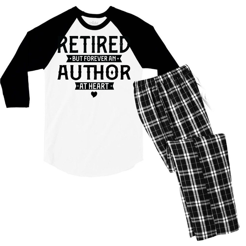 Retired Author 2022 Retirement Gifts For Men Women Men's 3/4 Sleeve Pajama Set by miosrokunr | Artistshot