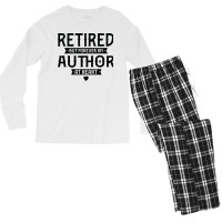 Retired Author 2022 Retirement Gifts For Men Women Men's Long Sleeve Pajama Set | Artistshot