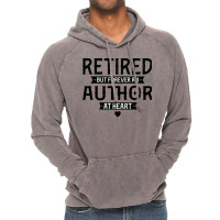 Retired Author 2022 Retirement Gifts For Men Women Vintage Hoodie | Artistshot