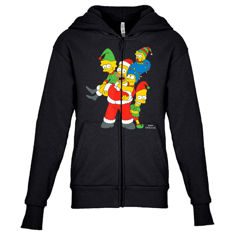 The Simpsons Youth Zipper Hoodie by Dawn L Carson | Artistshot