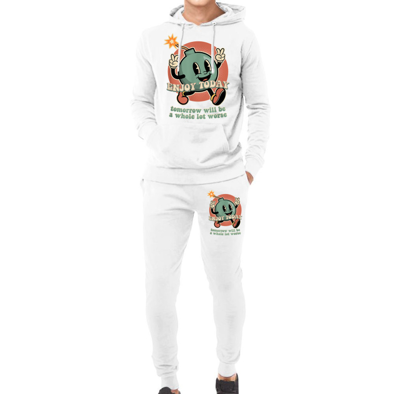 Existential Dread Retro Cartoon Bomb Grenade Nihil Hoodie & Jogger set by mumm | Artistshot