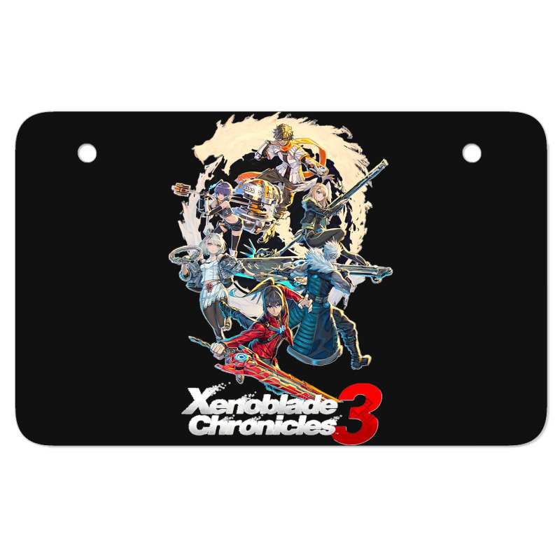 Times Of Xenoblade Atv License Plate | Artistshot