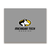 Michigan Tech Huskies Metal Print Horizontal | Artistshot