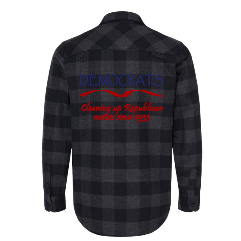 Funny Democrats Political Tee Flannel Shirt | Artistshot