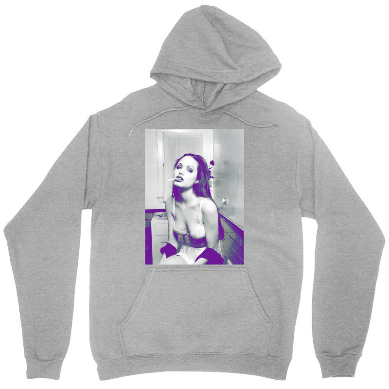 Angelina Jolie   Circa 1994 Unisex Hoodie by dugreprudens | Artistshot