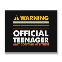 13 Birthday Official Teenager Boy Metal Print Horizontal | Artistshot