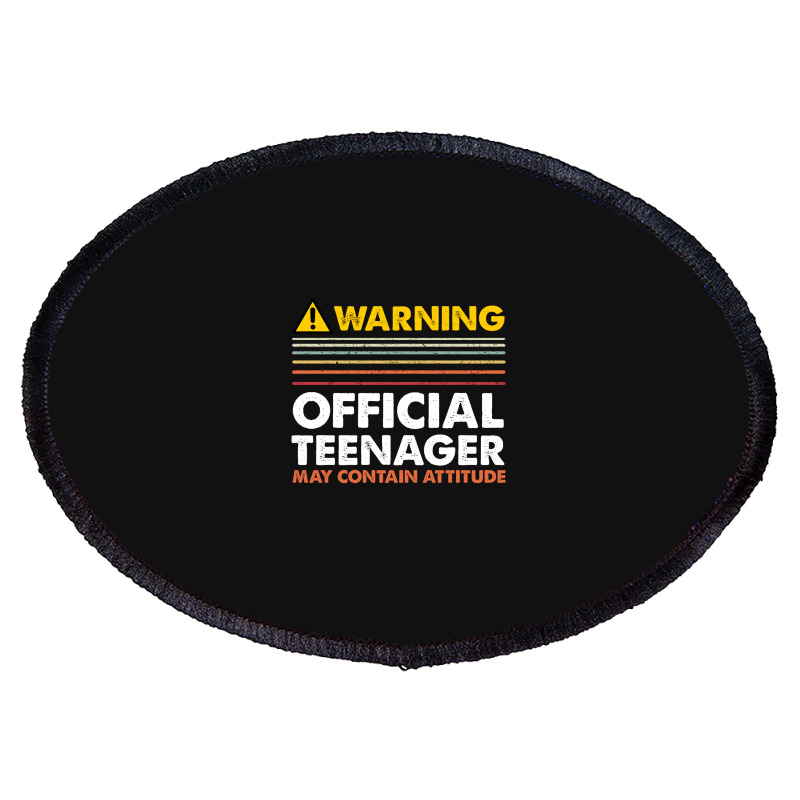 13 Birthday Official Teenager Boy Oval Patch | Artistshot