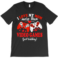 Valentine Day Gamer I Love Mom Boy Teen Men T-shirt | Artistshot