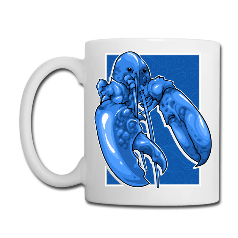 Funny Jumpscare Lobster Meme Blue Crustacean Pullo Coffee Mug | Artistshot