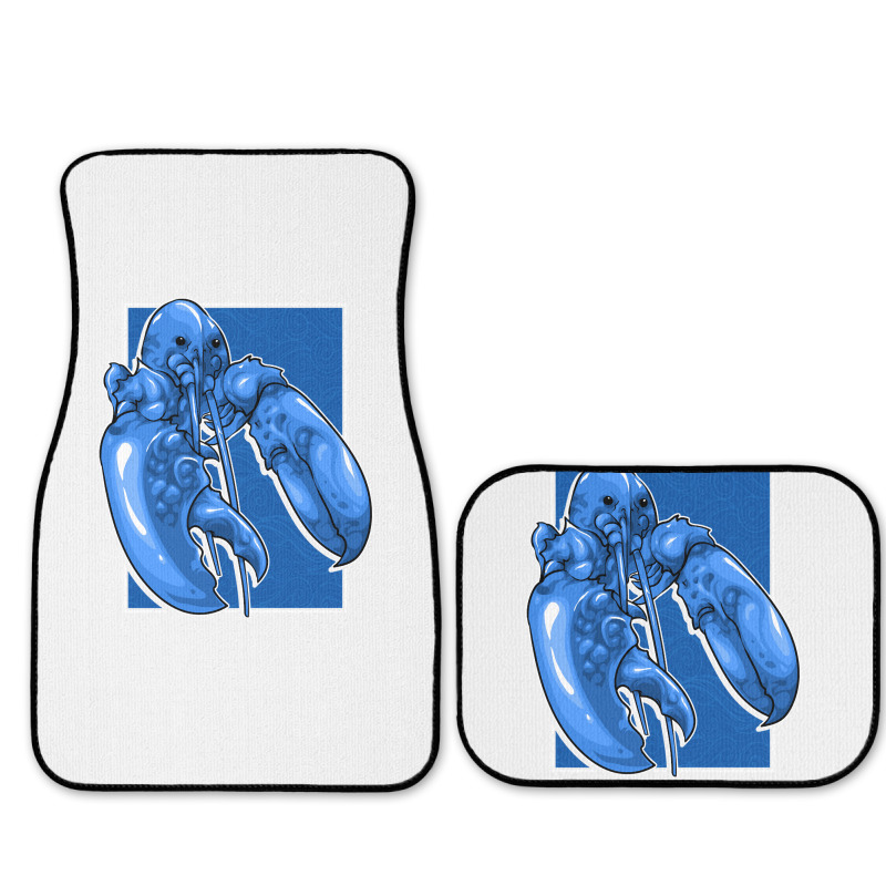 Funny Jumpscare Lobster Meme Blue Crustacean Pullo Full Set Car Mats | Artistshot