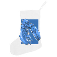 Funny Jumpscare Lobster Meme Blue Crustacean Pullo Holiday Stocking | Artistshot