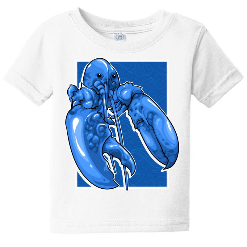 Funny Jumpscare Lobster Meme Blue Crustacean Pullo Baby Tee | Artistshot