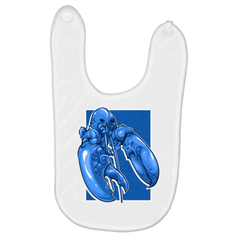 Funny Jumpscare Lobster Meme Blue Crustacean Pullo Baby Bibs | Artistshot