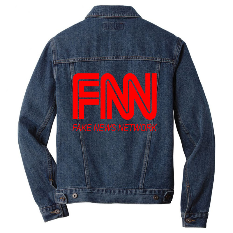 Television  News Network Men Denim Jacket | Artistshot