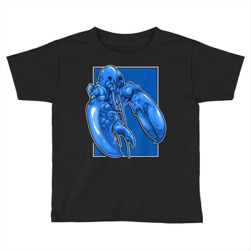 Funny Jumpscare Lobster Meme Blue Crustacean T Shi Toddler T-shirt | Artistshot